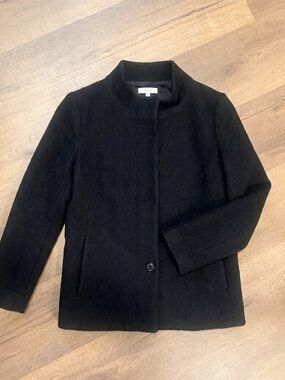 Vintage Y2K Isaac Mizrahi for Target Black Wool Blend Coat